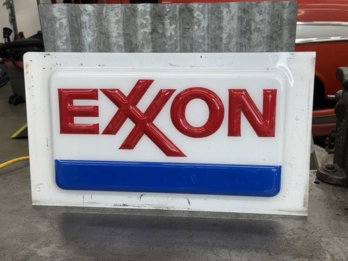 Vintage exxon gas - vintage, station