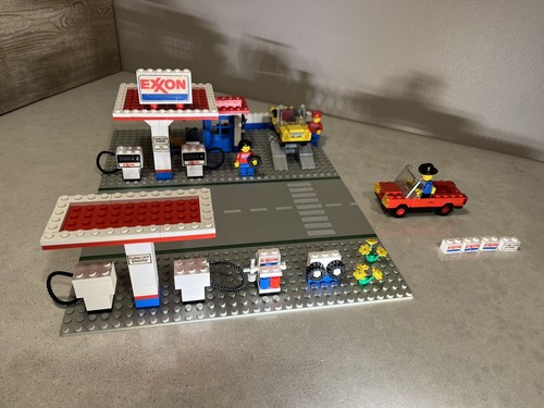 Vintage lego town exxon gas - vintage,