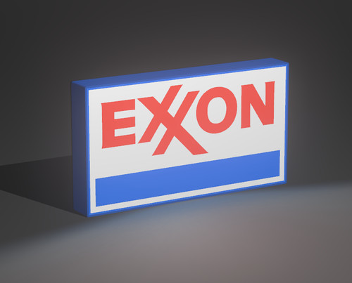 Exxon gas retro - gas,