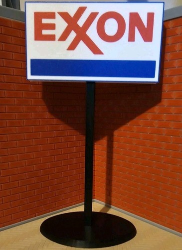 Exxon gas station - exxon,