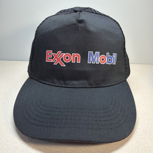 Exxon mobil gas oil logo - logo, hat