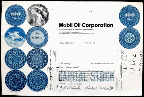 Mobil oil corporation 1968 - oil,